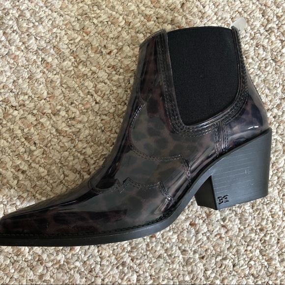 NEW Sam Edelman Winona Western Waterproof Rain Booties - Picture 7 of 16